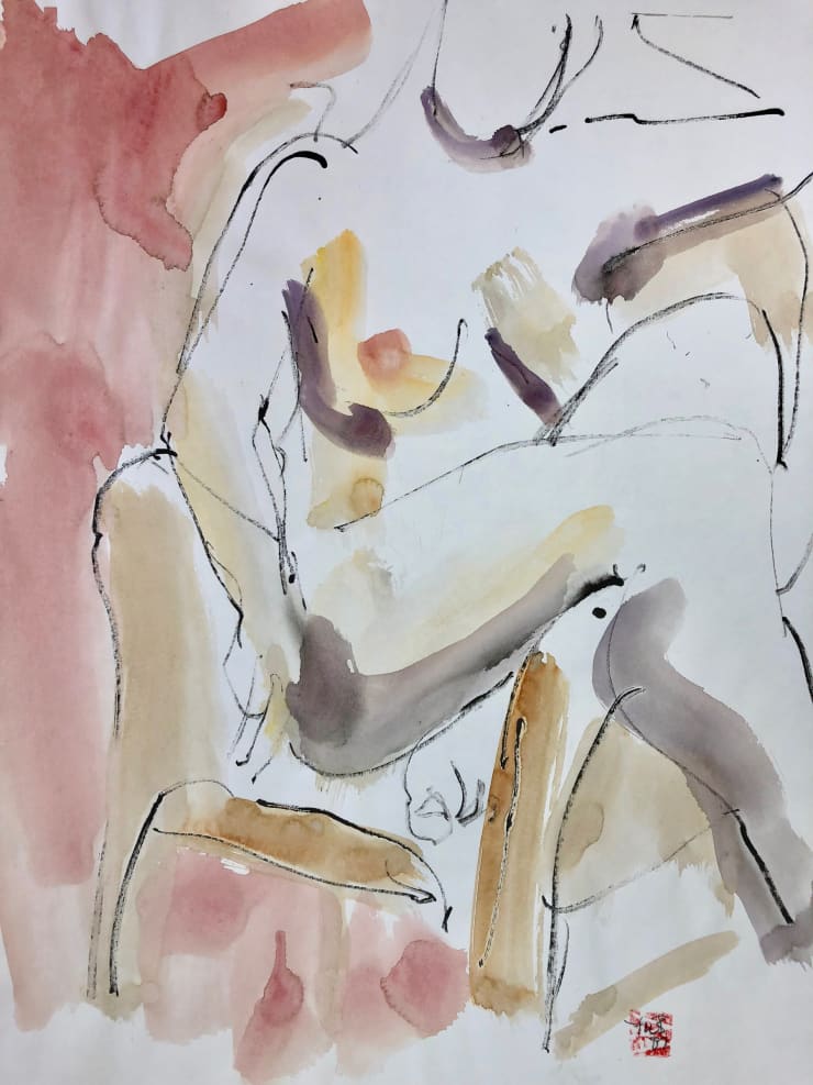 Freeman W. Butts, Figurative Artwork by Freeman W. Butts (1928-1998)