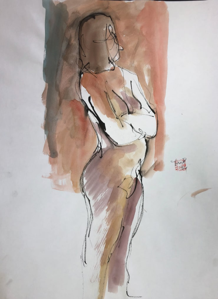 Freeman W. Butts, Figurative Artwork by Freeman W. Butts (1928-1998), 1993