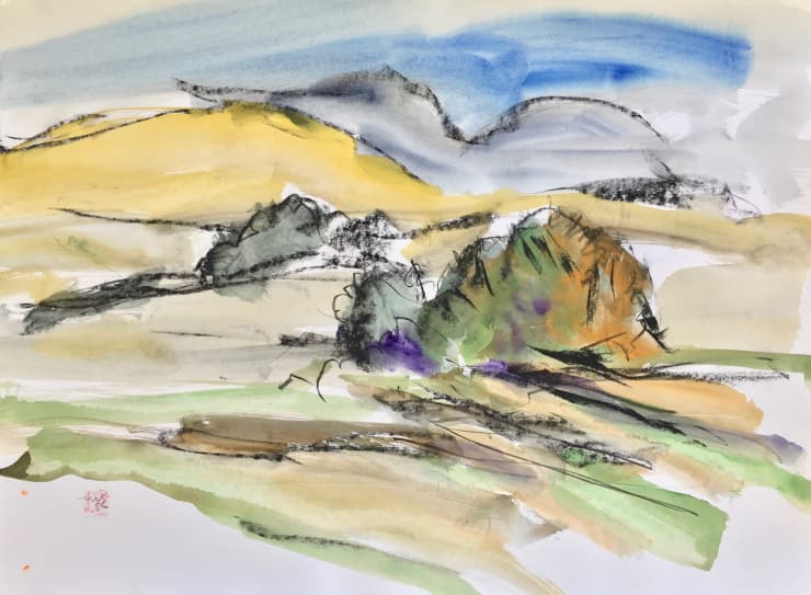 Freeman W. Butts, Untitled Landscape (#7), 1986