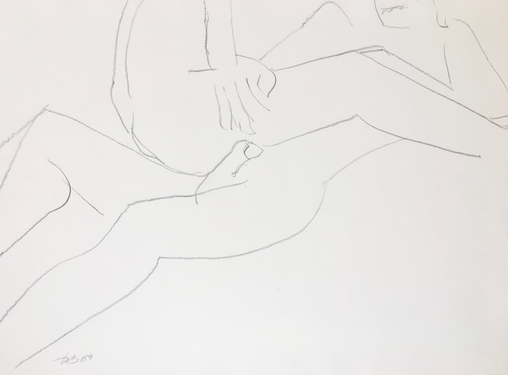 Freeman W. Butts, Untitled Studio Artwork by Freeman W. Butts (1928-1998)