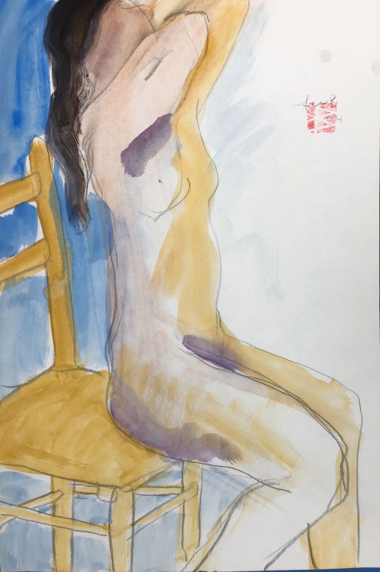 Freeman W. Butts, Figurative Artwork by Freeman W. Butts (1928-1998), 1990s