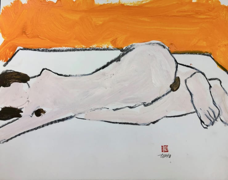 Freeman W. Butts, Figurative Artwork by Freeman W. Butts (1928-1998), 1990