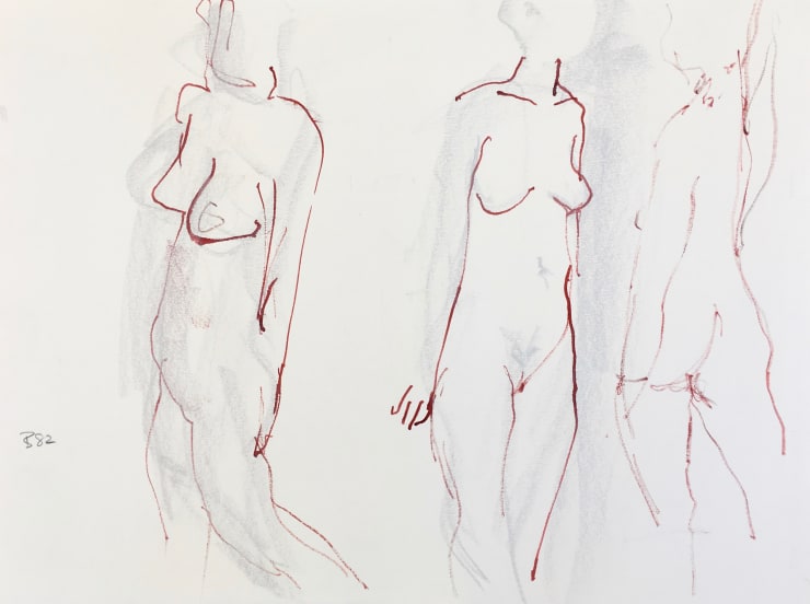 Figurative: Nude Drawings on Paper