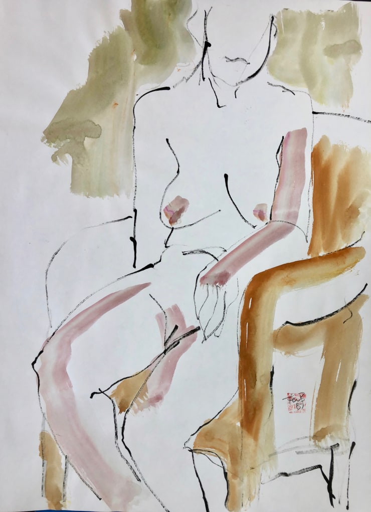 Freeman W. Butts, Figurative Artwork by Freeman W. Butts (1928-1998), 1987