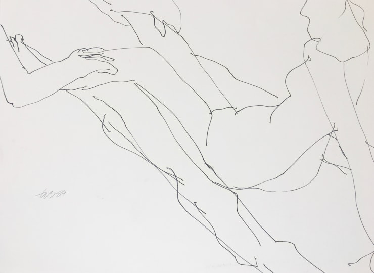 Freeman W. Butts, Untitled Studio Artwork by Freeman W. Butts (1928-1998)