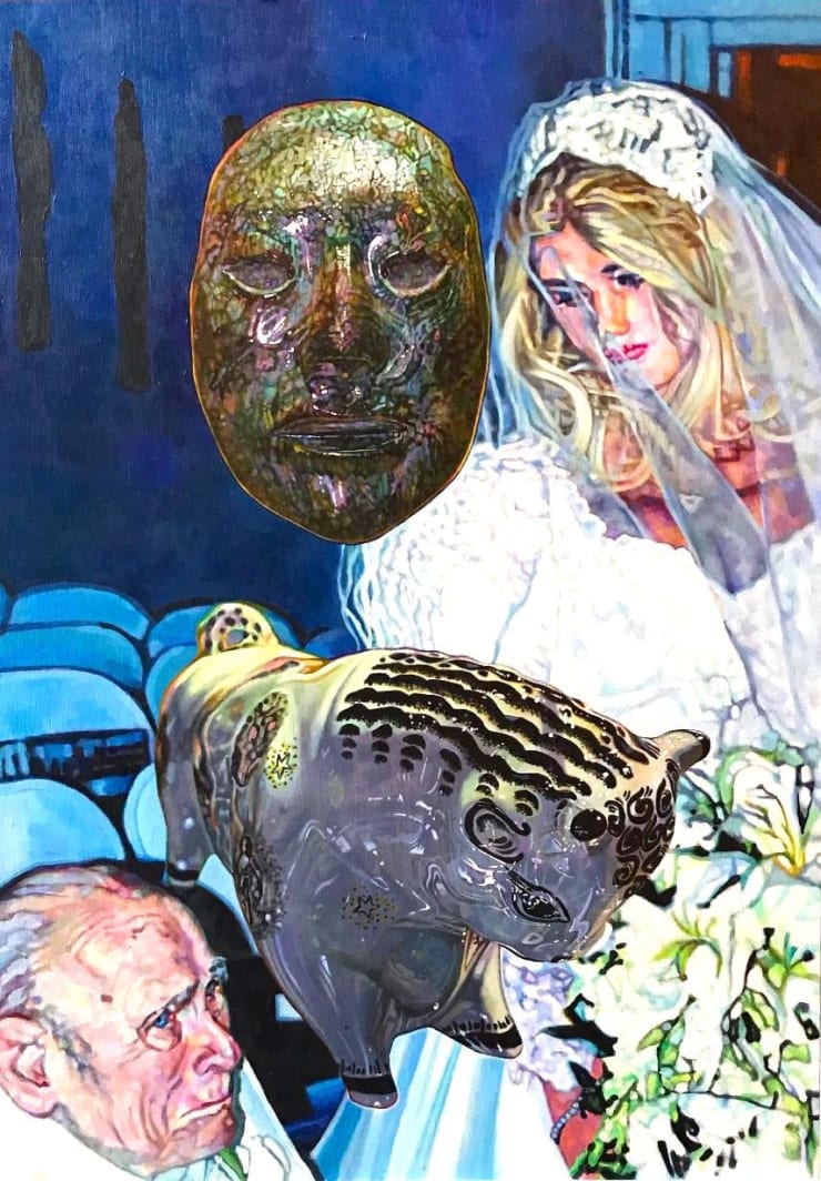 Sarah Muirhead Objectively, 2023 Acrylic on board 16 x 12 in 41 x 30 cm