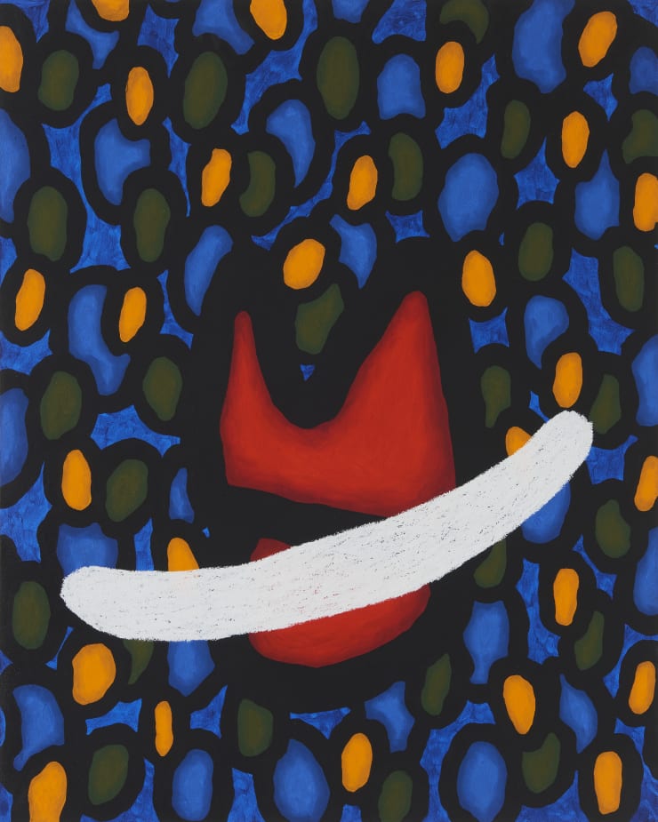 JIHI White Thought, 2020 Oil on panel 36 x 29 in 91 x 73 cm