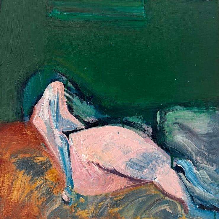 Claudia Doring Baez My Brother's Mind I, 2024 Oil on canvas 18 x 18 in 45.7 x 45.7 cm