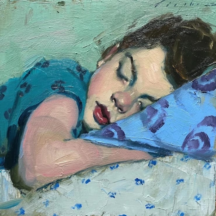 Malcolm Liepke, Napping, 2022