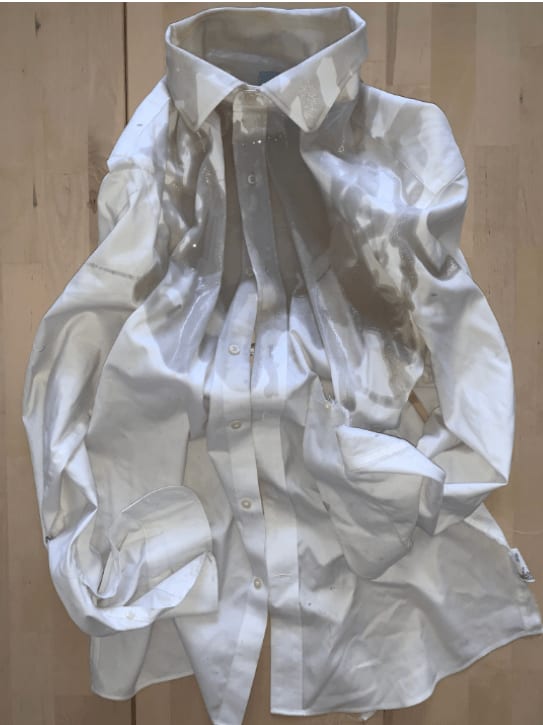 Young Boy Dancing Group YBDG 5, 2024 Textile, epoxy 30 3/4 x 15 3/8 in 78 x 39 cm