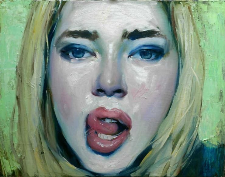 Malcolm Liepke, Licking Her Lips, 2016