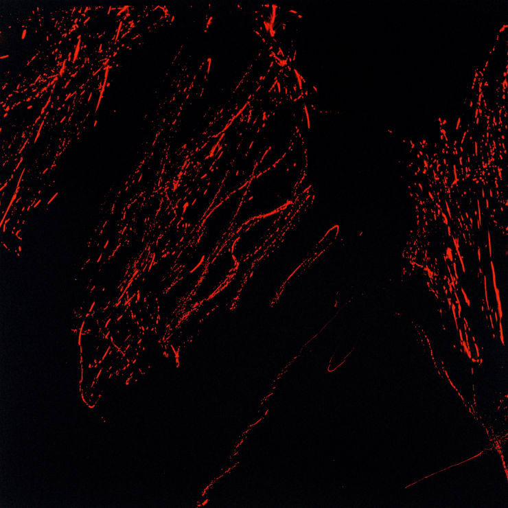 Philip Groening The Path II - Laser Drawing Upon Reality, 2022 Tricoia, HDF, print on acrylic glass, LEDs (Triptych) 39 ½ x 39 ½ x 4 ½ in 100 x 100 x 12 cm Edition 1 of 5 + AP