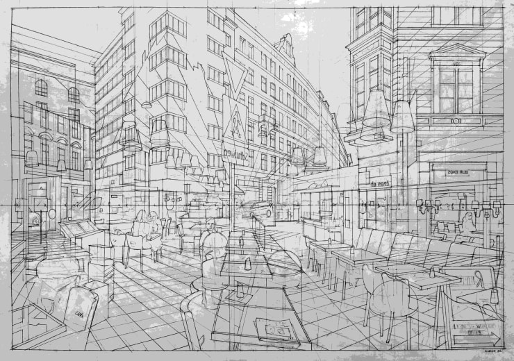 Nathan Walsh 900 Windows, 2022 Pencil on paper 24 x 33 in Drawing: 18 1/2 x 27 1/2 in
