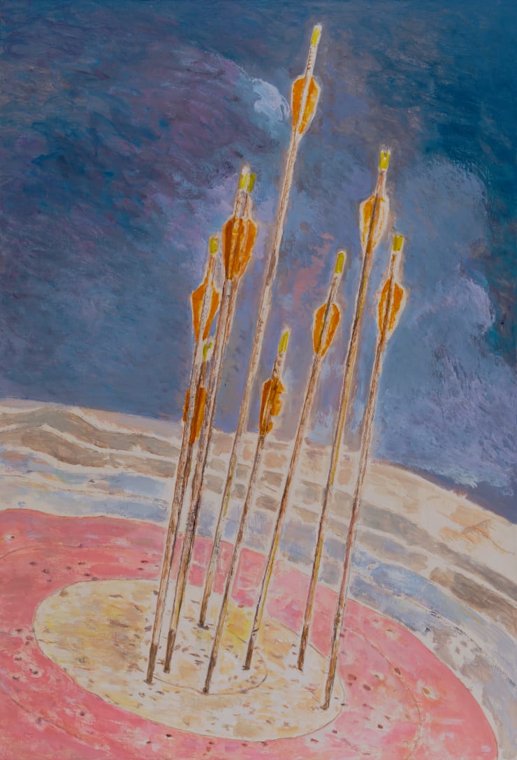 Maribel Nazco, Nubes y flechas, 2023