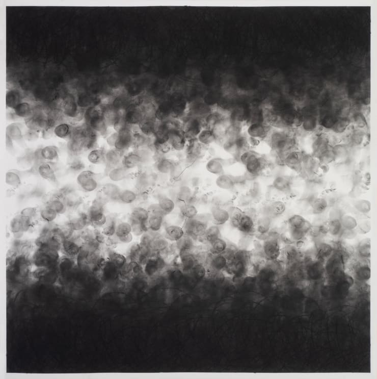 M.Lohrum, Black Field Feet Drawing #17, 2023