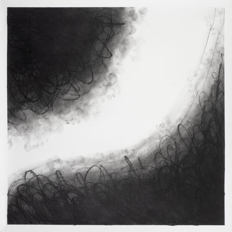 M.Lohrum, Black Field: Feet Drawings Series #8, 2023