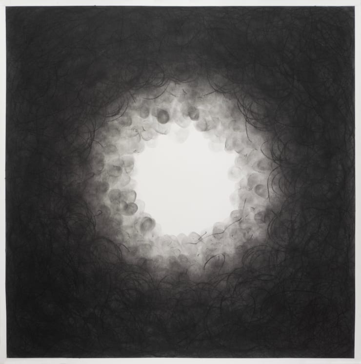 M.Lohrum, Black Field: Feet Drawings Series #10, 2023