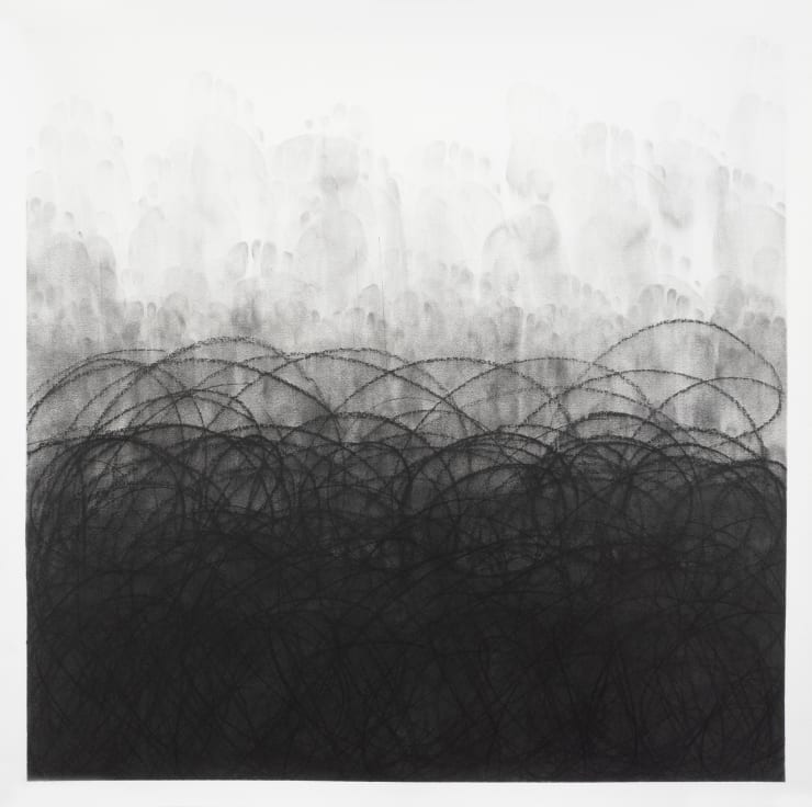 M.Lohrum, Black Field: Feet Drawings Series #1, 2023