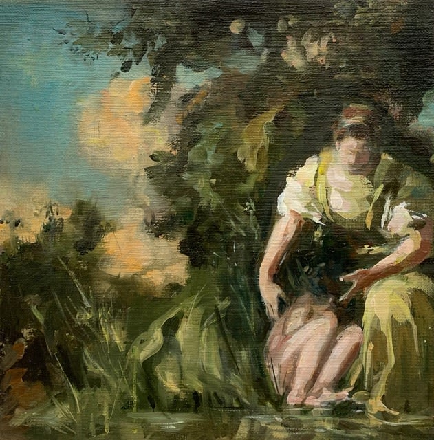 Julia Medyńska, Bathing the Boy, 2020