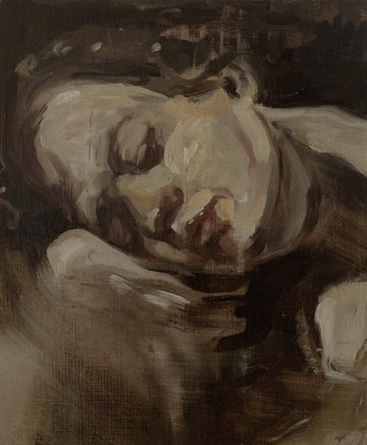 Julia Medyńska, Resting on Hand, 2020