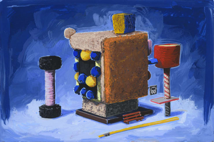 Toni van Tiel, Bus Stop Scratch Post, 2022