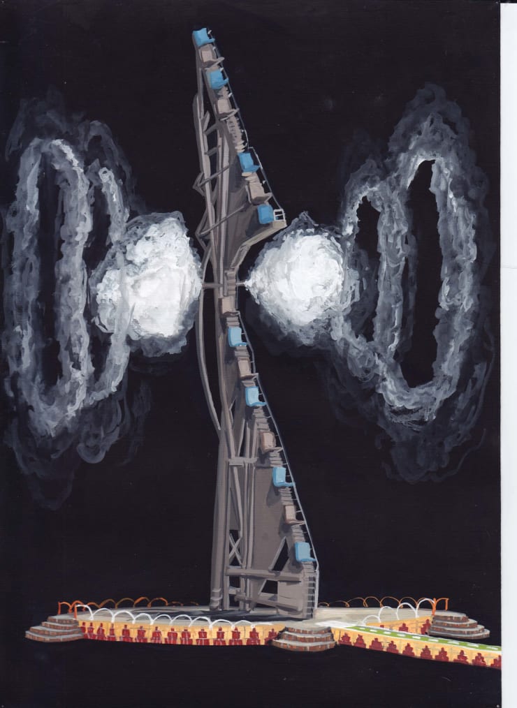 Toni van Tiel, Untitled (koppeltjeduikel-stadion), 2017