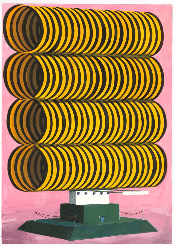 Toni van Tiel, Zonder titel (open ringen), 2020