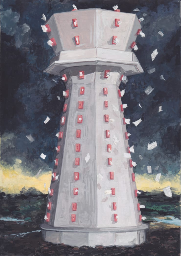 Toni van Tiel, Tissue tower, 2018