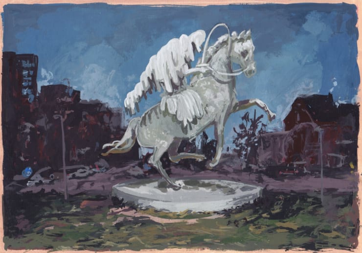 Toni van Tiel, Paard met omsmeltheld, 2024