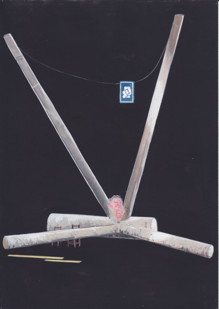 Toni van Tiel, Untitled (poging tot bushokje), 2017