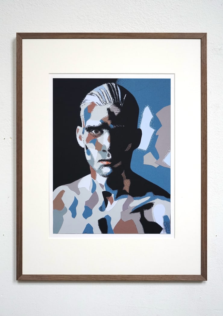 Lawrence James Bailey, Study in Blue Camo, 2025