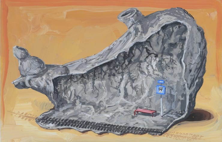 Toni van Tiel, Bushokje (naar Pieter van Gunst), 2022