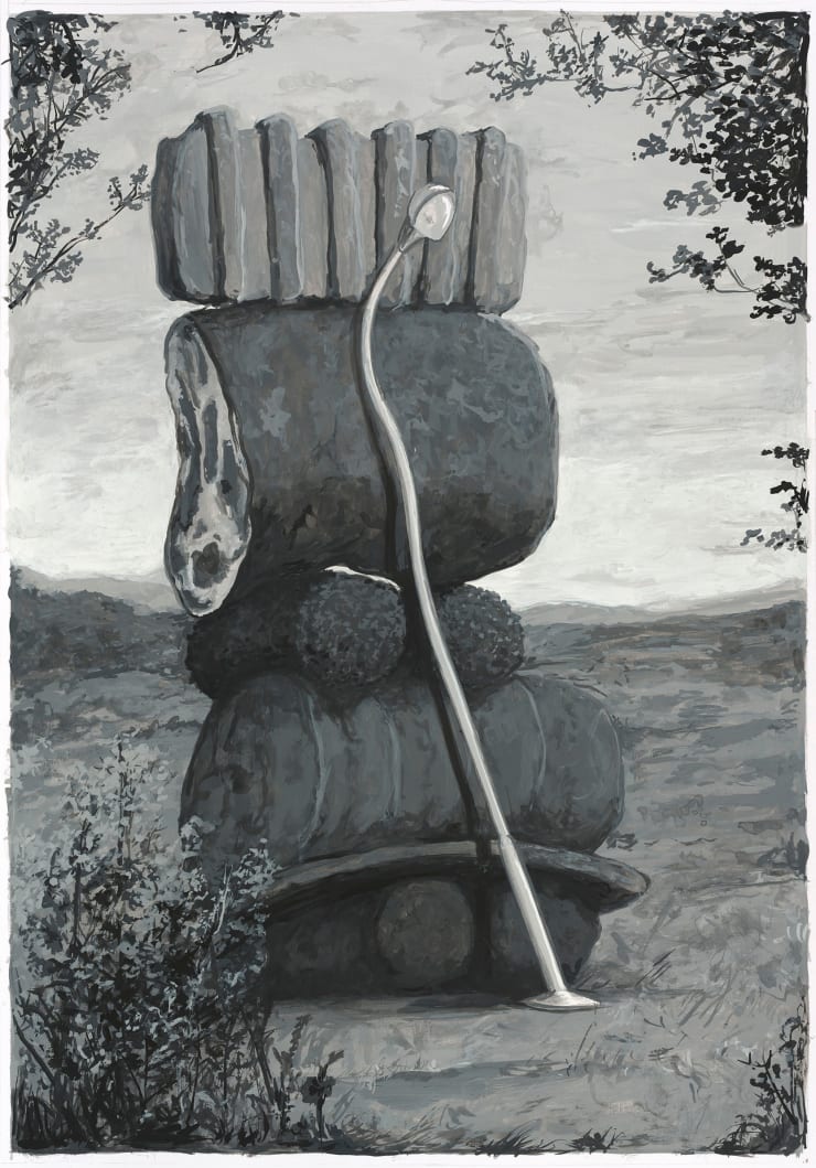 Toni van Tiel, Zonder titel (lantaarnpaal), 2020