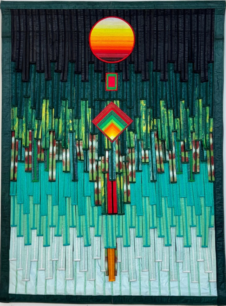 ABDOULAYE KONATÉ, Soleil sur émeraude, 2025