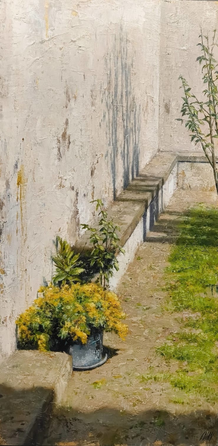 Carlos Díaz, Flowers in the sun, 2025