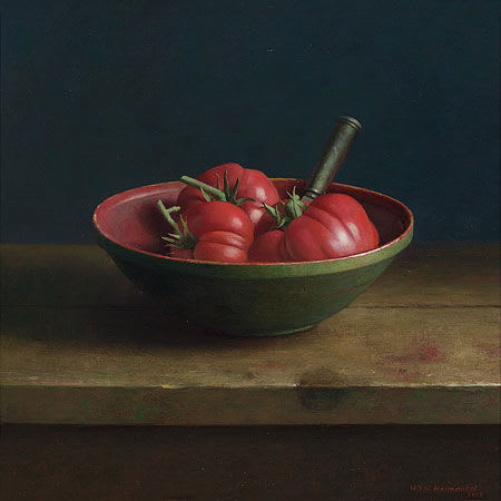 Henk Helmantel, Vleestomaten met mes, 2012