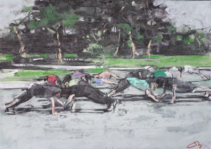 Onno Boerwinkel, Push ups in 't Oosterpark, 2020