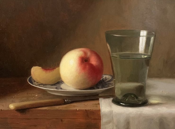 Justin Wood, White peach, 2020