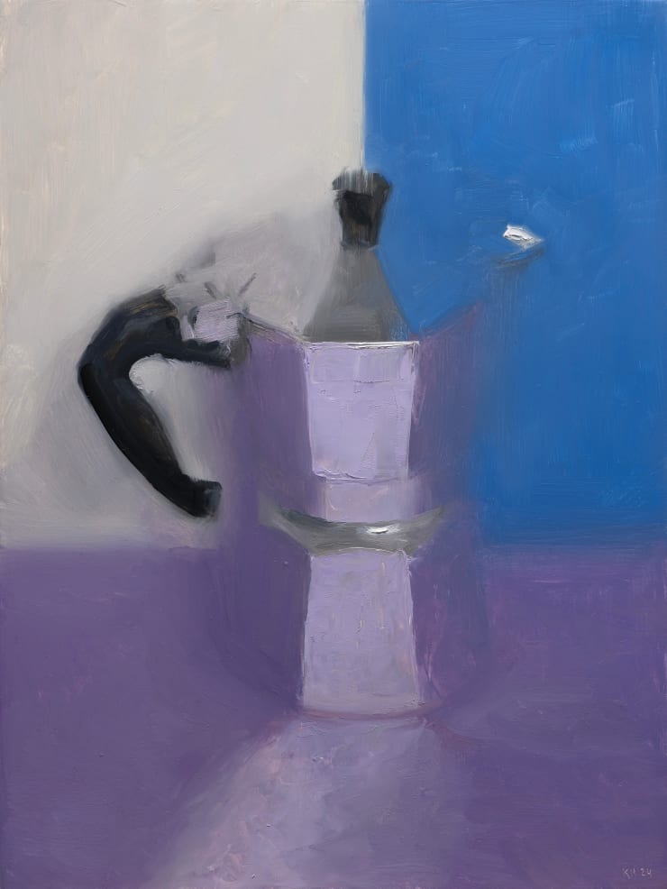 Kenny Harris, Moka With Blue And Violet, 2024