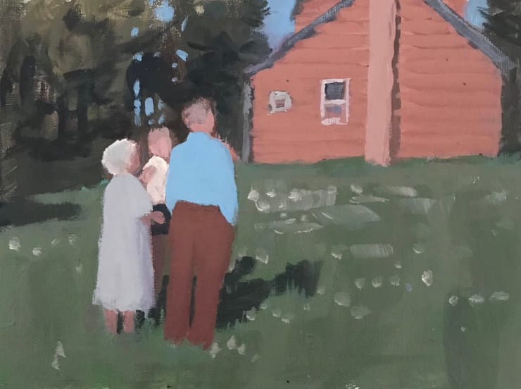 Seeger Baas, Inspecting the garden, 2023