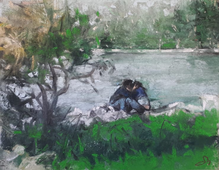 Onno Boerwinkel, Primavera al lago, 2021