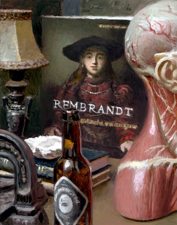 Jan Maris, Bierflesje, Rembrandt, 2019