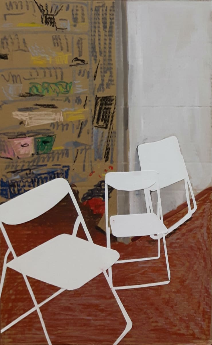 Dorine van der Ploeg, Red floor VI, 2017