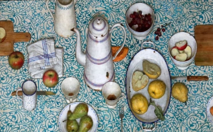 Kenne Grégoire, Fruit en Turquoise, 2017