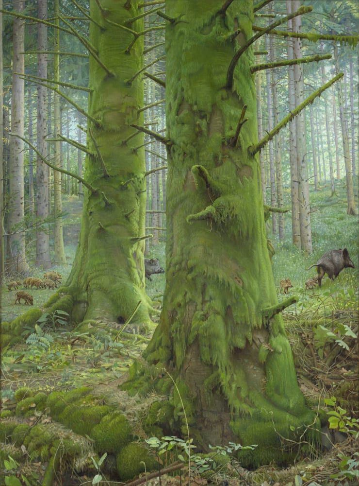 Joke Frima, Het mossenbos, 2019