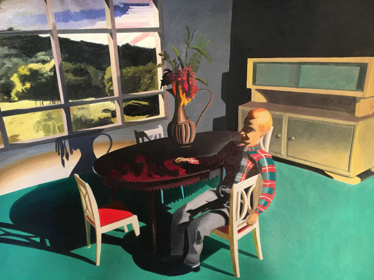Kathy Osborn, Seated sideways, 2020