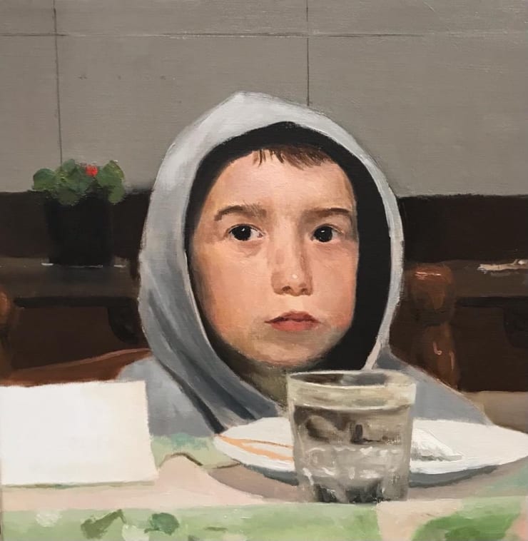 Pepe Baena Nieto, Mateo con vaso de agua, 2024