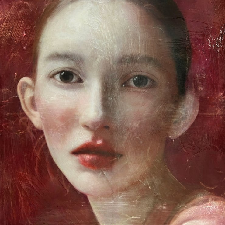 Lavely Miller, Painting of my painting from the other side, 2024