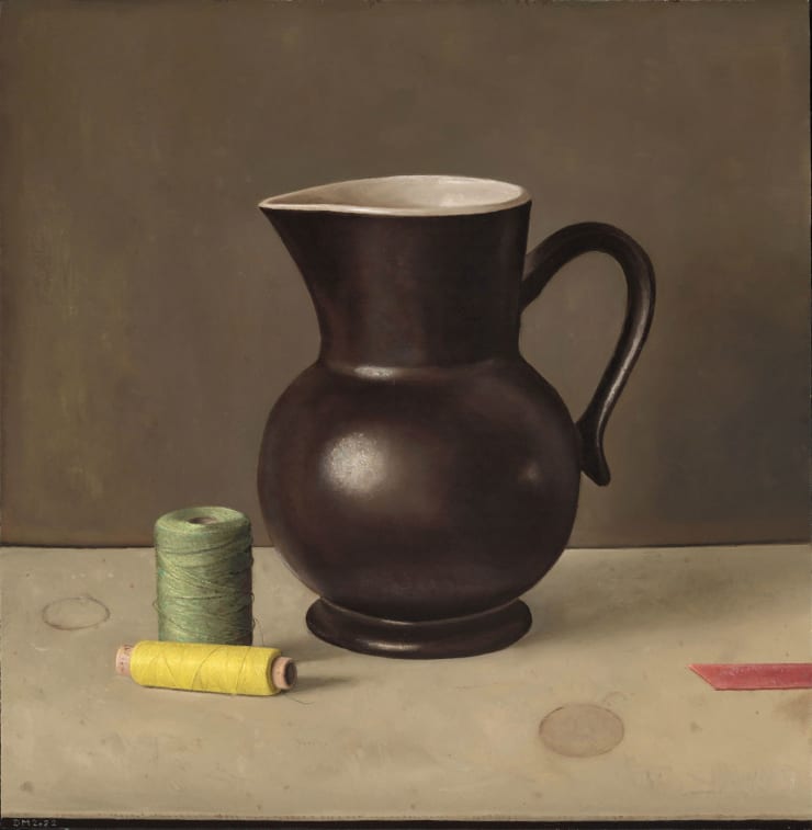 Dennis Møgelgaard, Jug and sewing thread, 2020