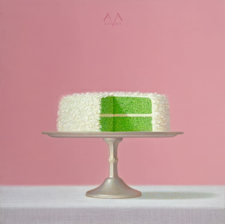 Arnout van Albada, Coconut Pandan Cake, 2023